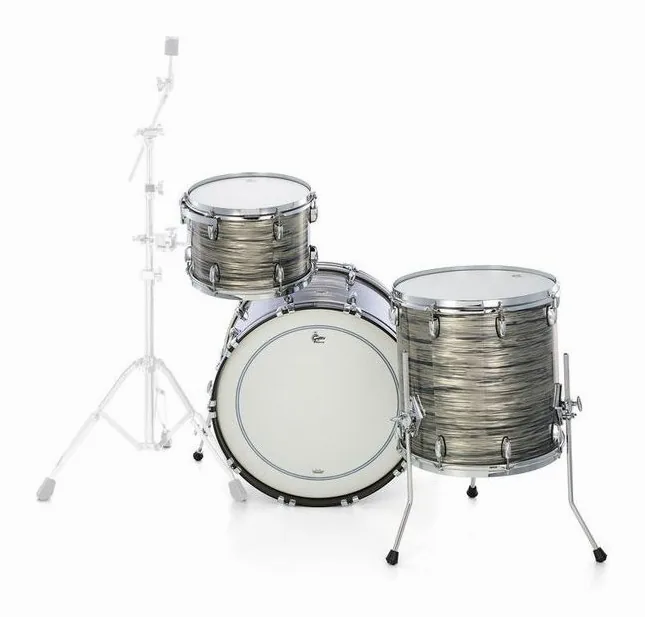 Gretsch Drums Brooklyn Rock Grey Oyster, vue de profil, photo 4