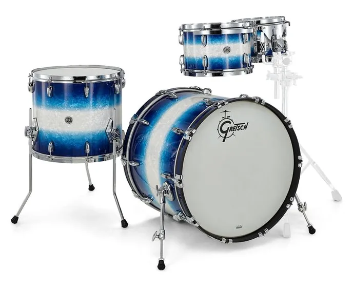 Gretsch Drums Brooklyn Standard Set Blue, vue de face, photo 3