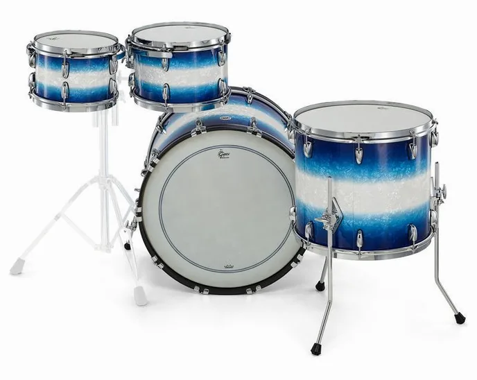 Gretsch Drums Brooklyn Standard Set Blue, vue de face, photo 4