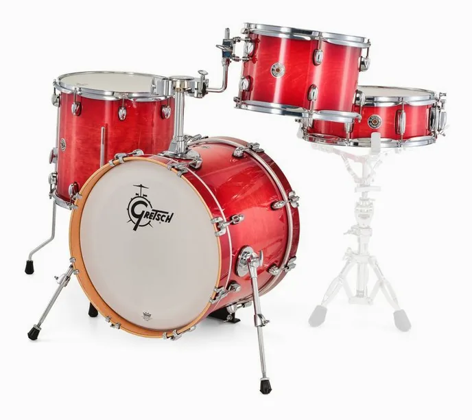 Gretsch Drums Catalina Club Jazz Crimson Bst, sur fond neutre