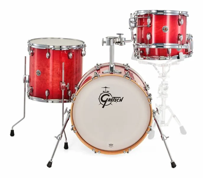 Gretsch Drums Catalina Club Jazz Crimson Bst, vue de trois quarts, photo 2