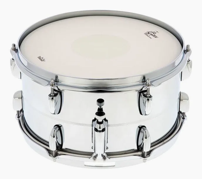 Gretsch Drums 13"x07" Brooklyn Chrome/Steel, vue de près, photo 2