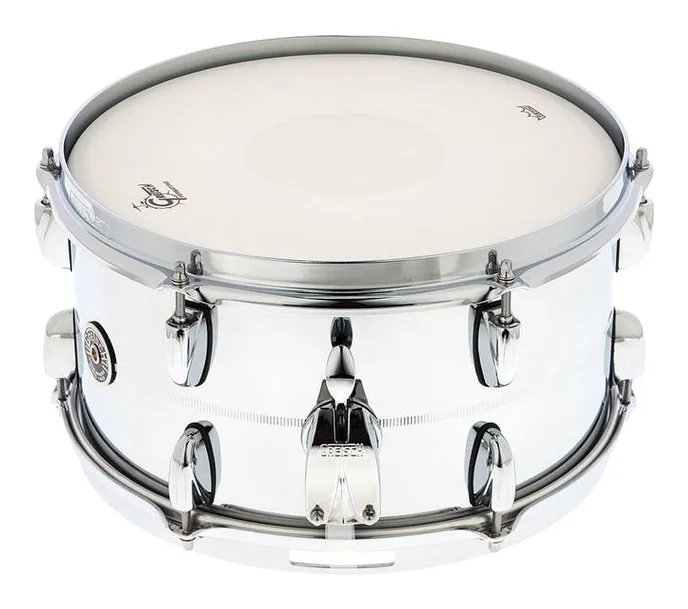 Gretsch Drums 13"x07" Brooklyn Chrome/Steel, vue de face, photo 3