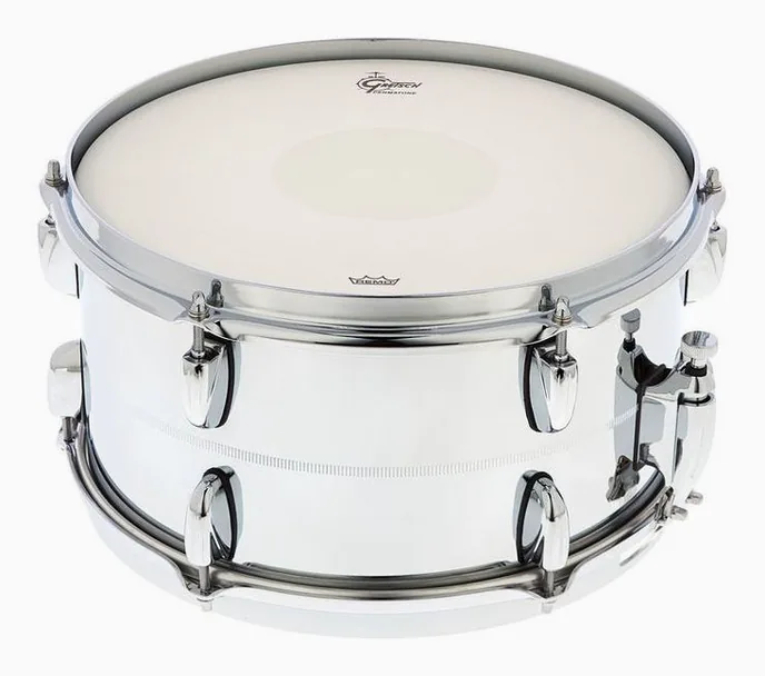Gretsch Drums 13"x07" Brooklyn Chrome/Steel, vue de dessus, photo 4