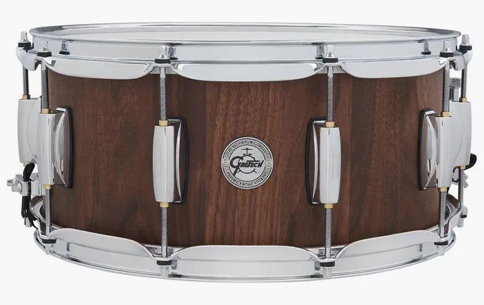 Gretsch Drums 14"x6.5" Full Range Walnut SD, vue de face, photo 3