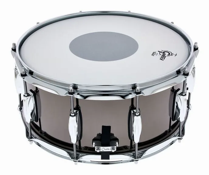 Gretsch Drums 14"x6,5" Black Nickel over St., vue de face, photo 3