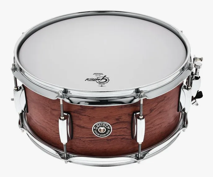 Gretsch Drums 14"x6,5" Cat. Bubinga Maple, sur fond neutre