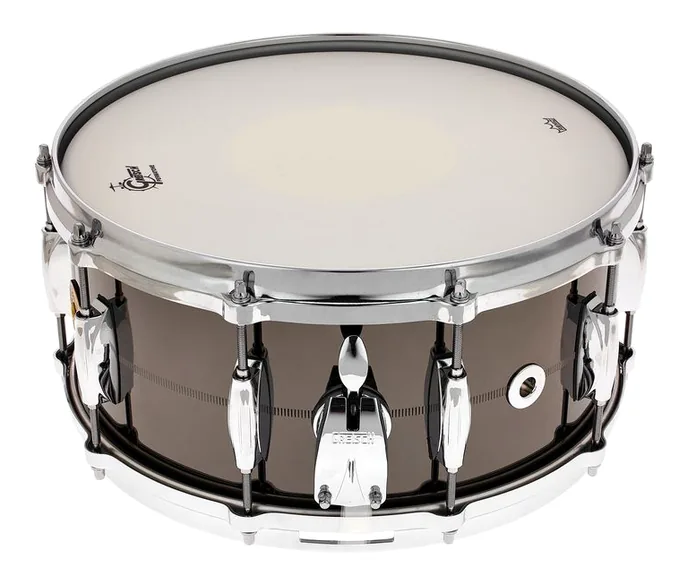 Gretsch Drums 14"x6,5" Solid Steel Snare, vue de dessus, photo 2