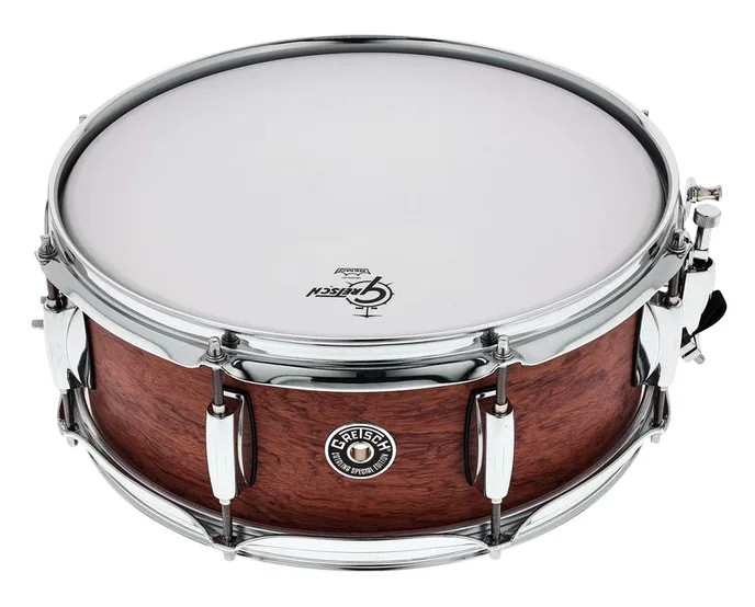 Gretsch Drums 14"x5,5" Cat. Bubinga Maple, sur fond neutre