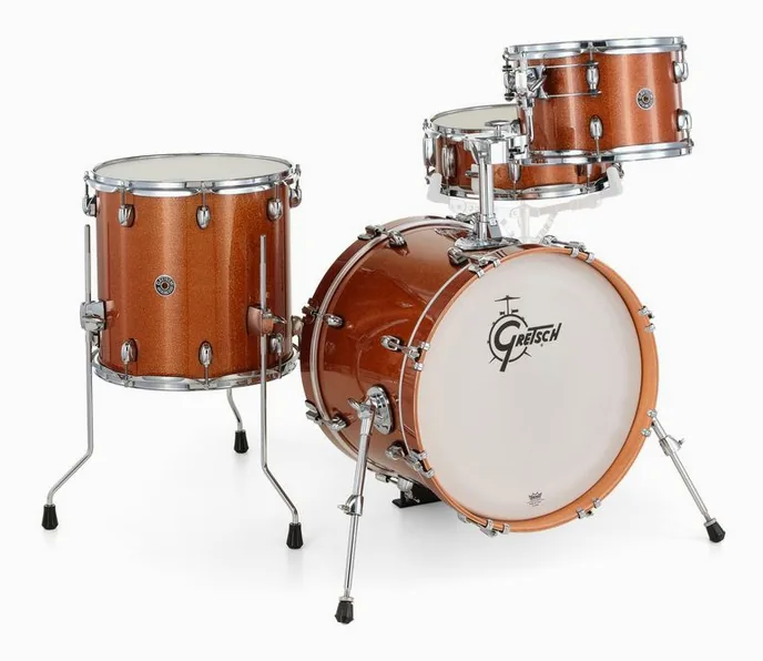 Gretsch Drums Catalina Club Jazz Bronze Spkl, vue de face, photo 3