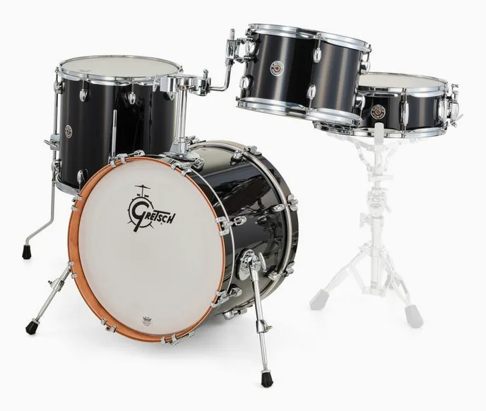 Gretsch Drums Catalina Club Jazz Piano Black, vue de face