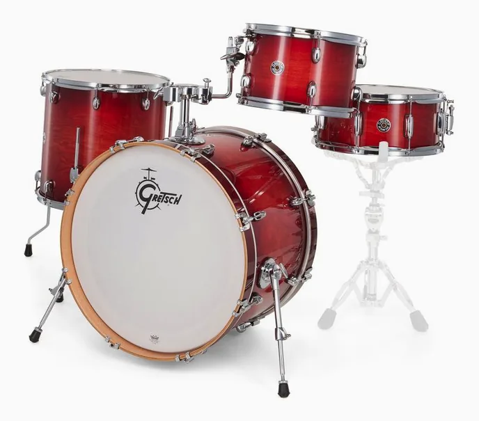 Gretsch Drums Catalina Club Standard GCB, de face sur fond neutre