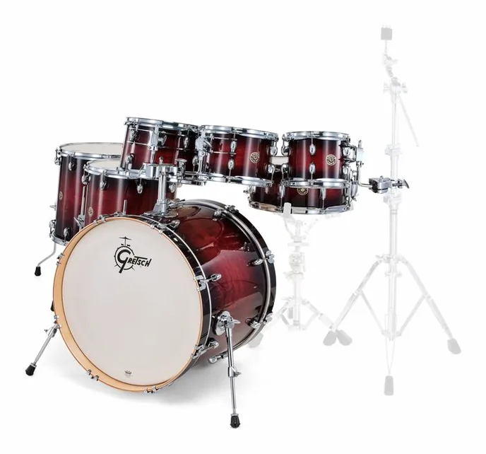 Gretsch Drums Catalina Maple 7-piece DCB, vue de face