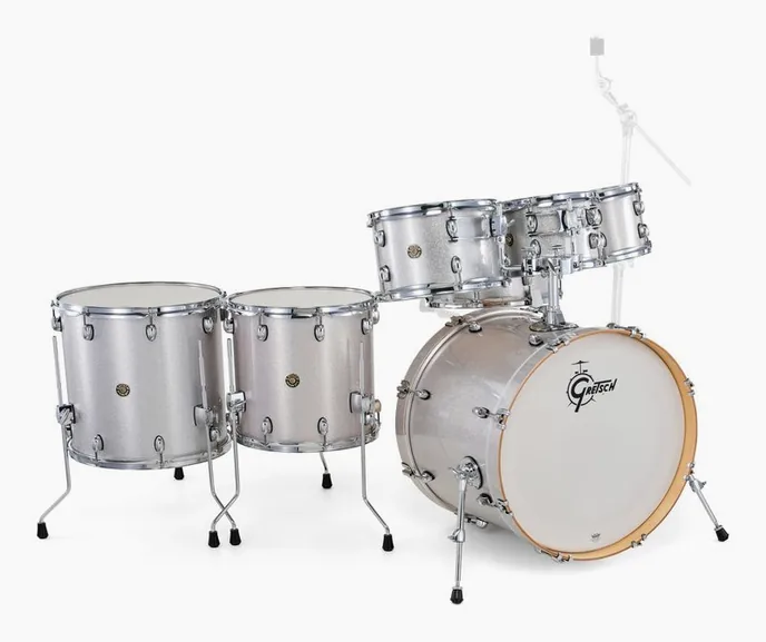 Gretsch Drums Catalina Maple 7-piece Silver, vue de trois quarts, photo 3