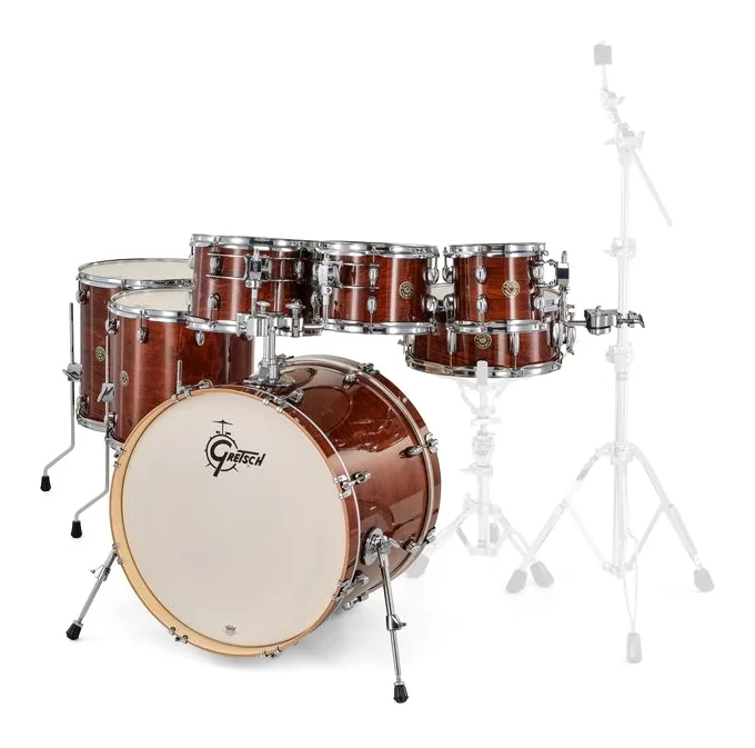 Gretsch Drums Catalina Maple 7-piece WG, vue de près, de face