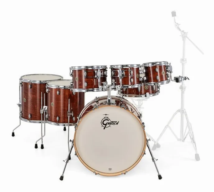 Gretsch Drums Catalina Maple 7-piece WG, vue de profil, photo 2