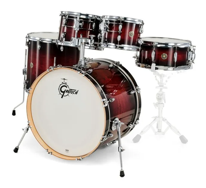Gretsch Drums Catalina Maple Standard DCB, de face sur fond neutre