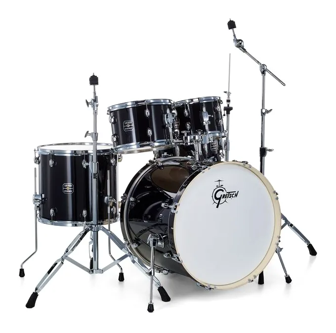 Gretsch Drums Energy Black 22" 5-piece HWP, vue de face, photo 3