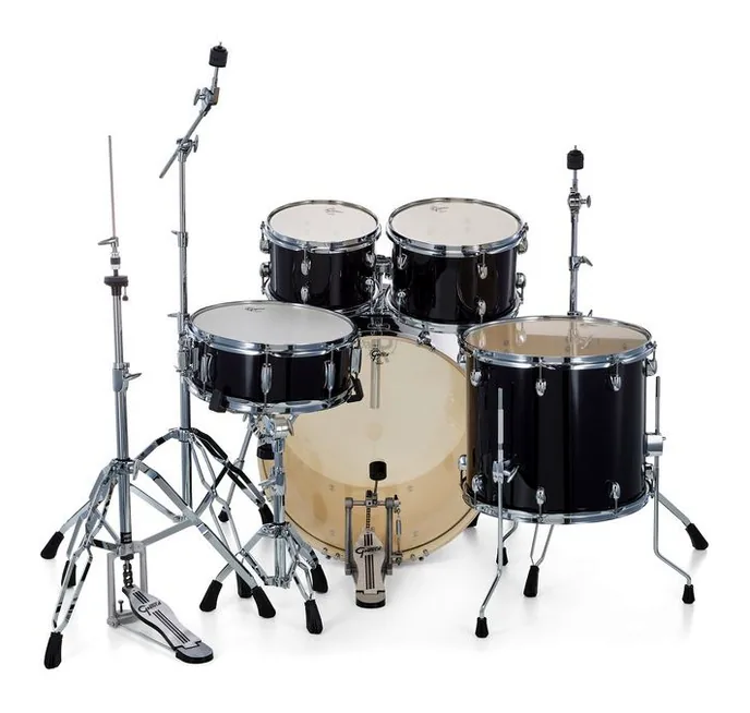 Gretsch Drums Energy Black 22" 5-piece HWP, vue de face, photo 4