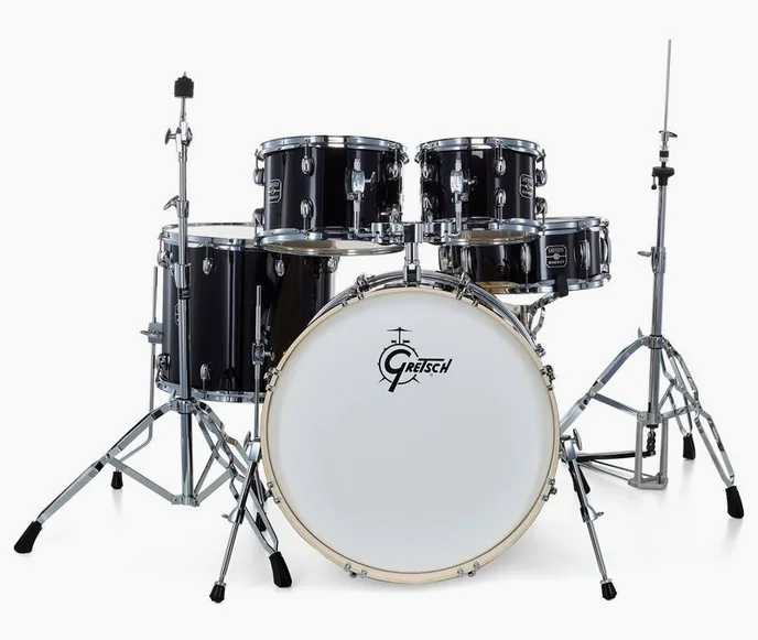 Gretsch Drums Energy Black 4-piece HWP, vue de dessus, photo 2