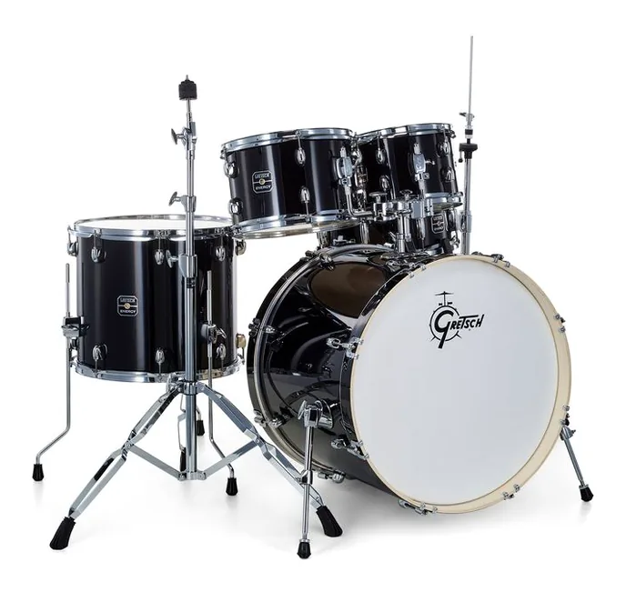 Gretsch Drums Energy Black 4-piece HWP, sur fond neutre, photo 3