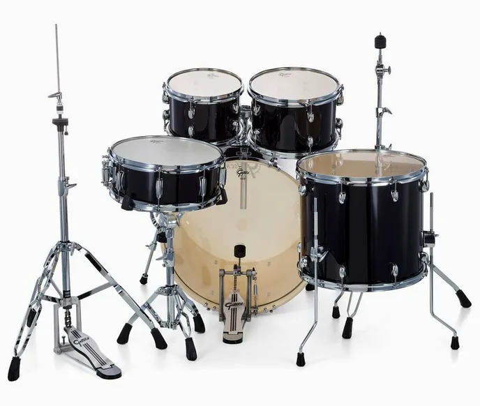 Gretsch Drums Energy Black 4-piece HWP, vue de profil, photo 4