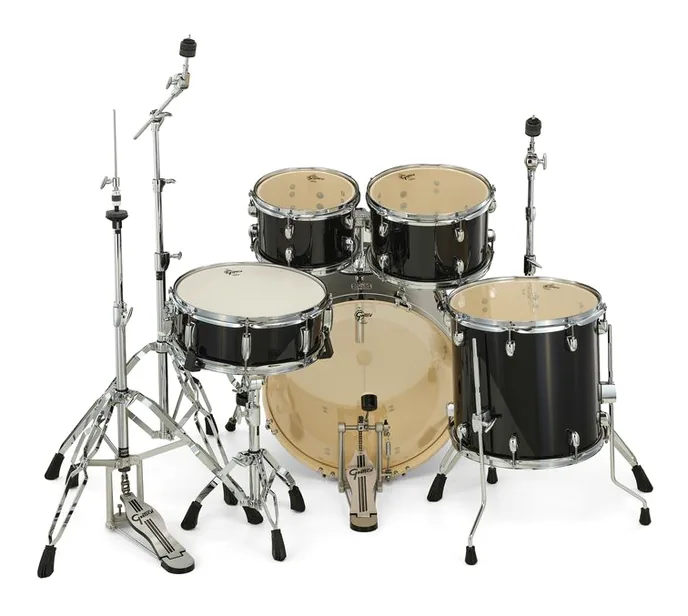 Gretsch Drums Energy Black 5-piece HWP, sur fond neutre, photo 4