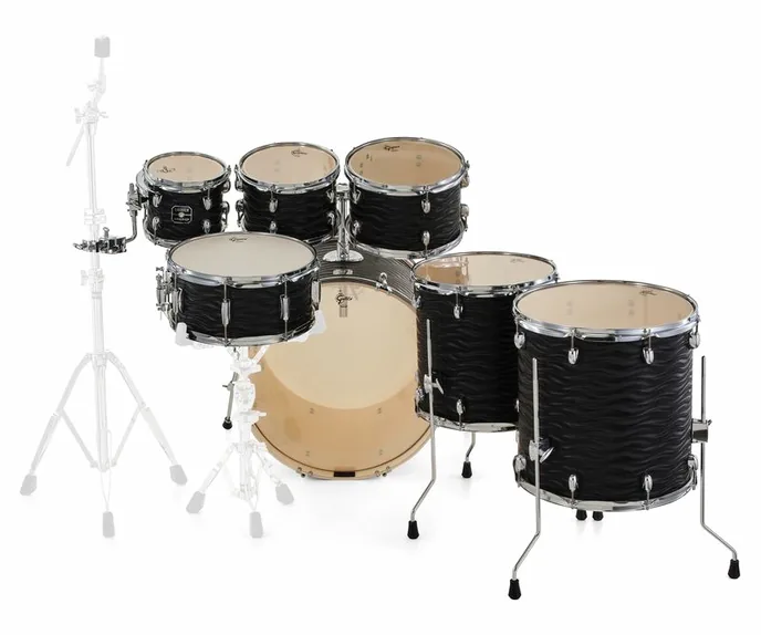 Gretsch Drums Energy Black Fame 7pcs Set, vue de profil, photo 4