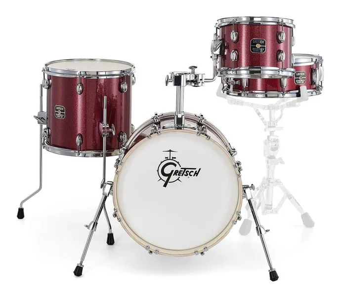 Gretsch Drums Energy Street Set Ruby Sparkle, vue de profil, photo 2