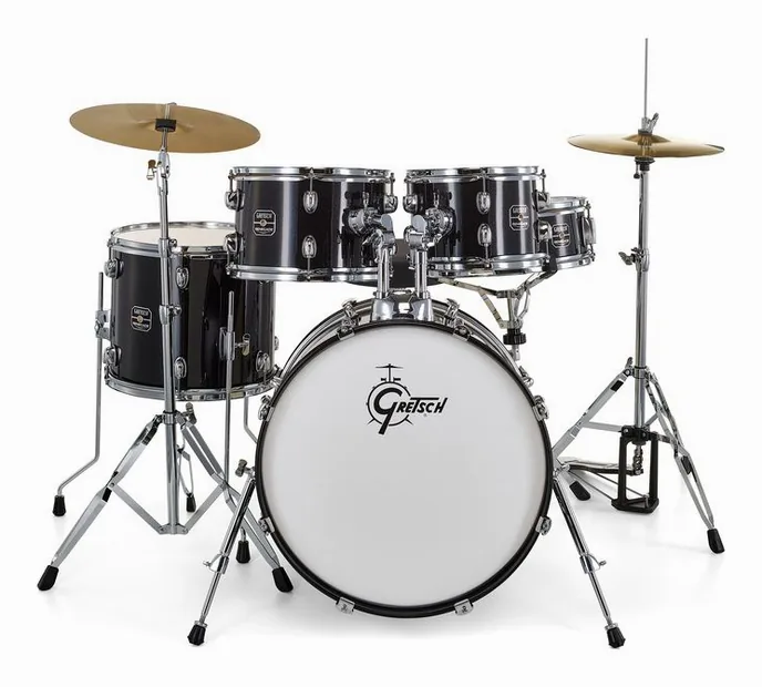 Gretsch Drums Renegade 20" Black Mist, vue de face, photo 2