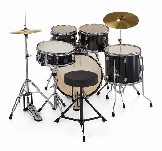 Gretsch Drums Renegade 20" Black Mist, sur fond neutre, photo 4