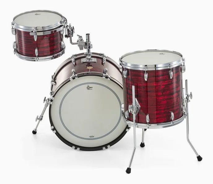 Gretsch Drums US Custom 20 Ruby Red Pearl, vue de profil, photo 4