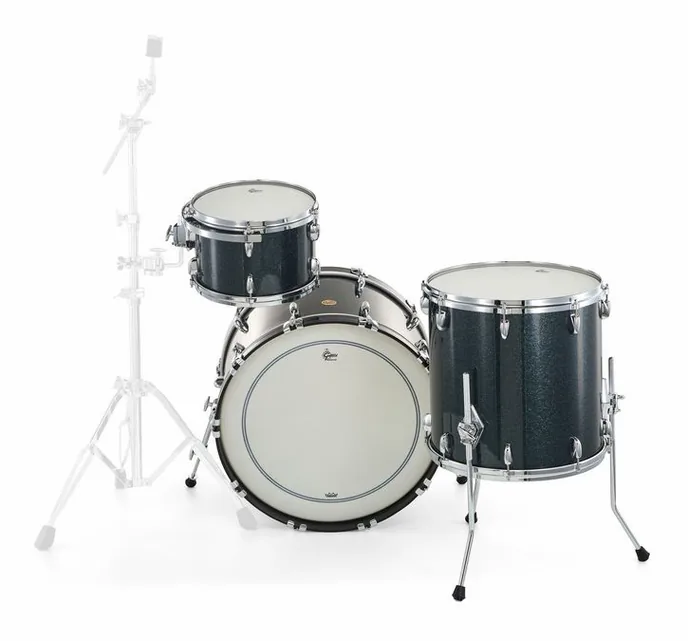Gretsch Drums US Custom 22 Black Sparkle, sur fond neutre, photo 4