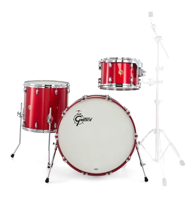 Gretsch Drums US Custom 24 Candy Apple Red, vue de face, photo 2