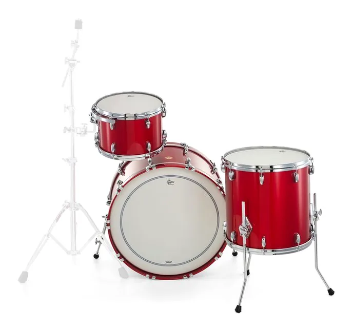 Gretsch Drums US Custom 24 Candy Apple Red, vue de profil, photo 4