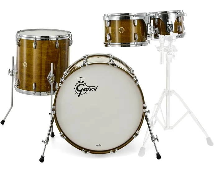 Gretsch Drums USA Custom St. Shell Set Jade, vue de trois quarts, photo 2