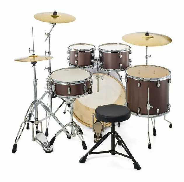 Gretsch Drums Energy Standard Grey Steel, vue de face, photo 4