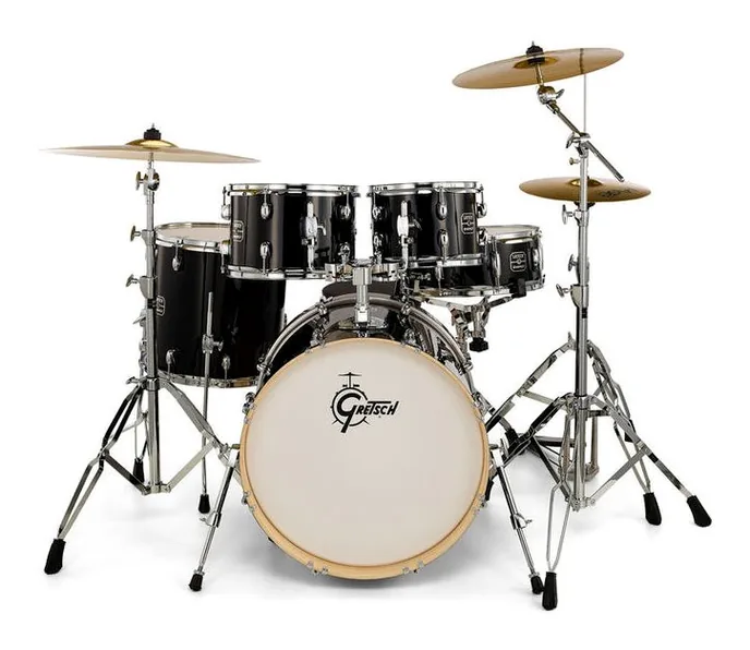 Gretsch Drums Energy Studio Black, vue de profil, photo 2