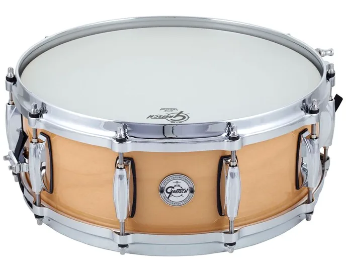 Gretsch Drums 14"x5" Full Range Snare Maple, sur fond neutre