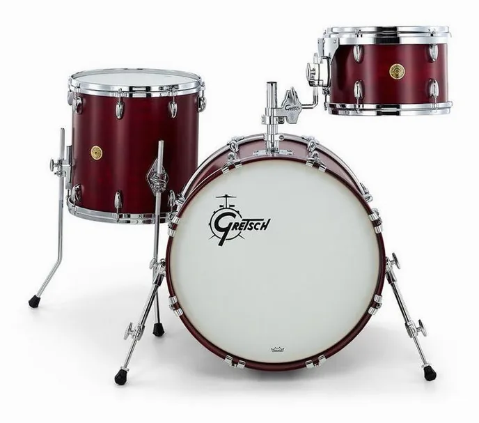Gretsch Drums USA Custom Satin Rosewood, vue de dessus, photo 2