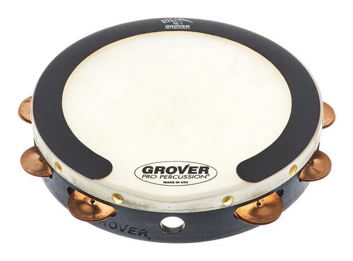 Grover Pro Percussion T1/BC Tambourine, vue de face, photo 3