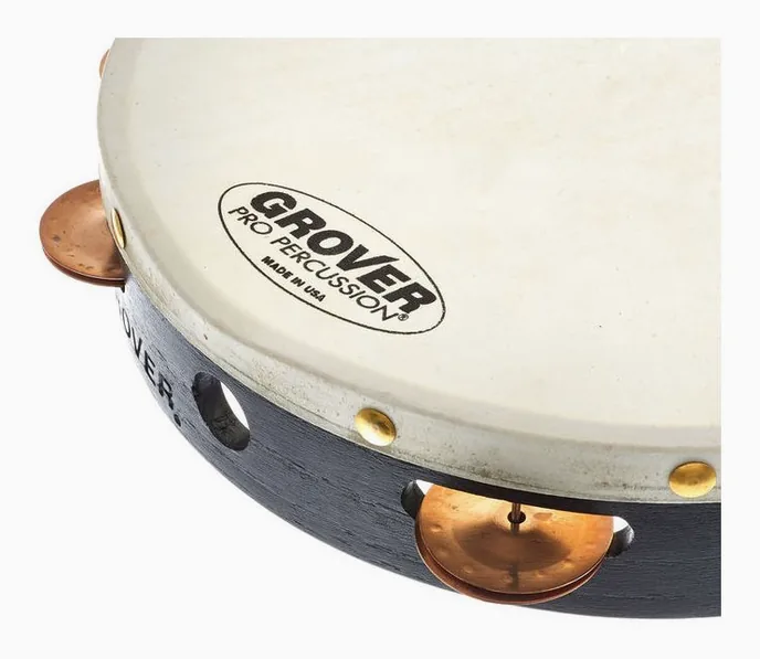 Grover Pro Percussion T1/BC Tambourine, vue de face, photo 4