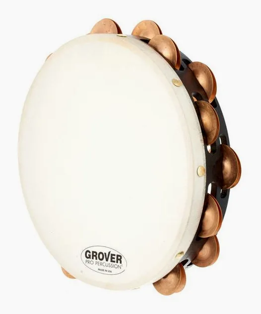 Grover Pro Percussion T2/BC Tambourine, vue de près, photo 2