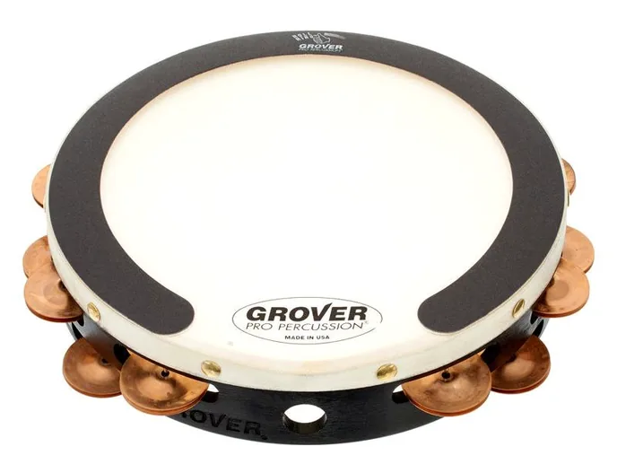 Grover Pro Percussion T2/BC Tambourine, vue de profil, photo 3