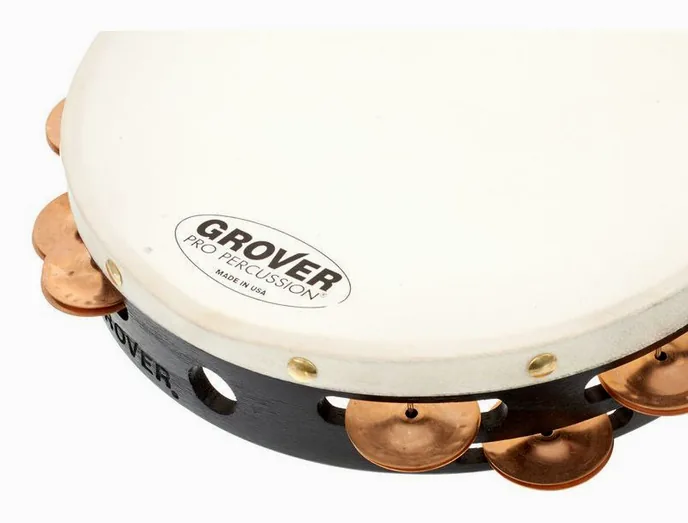 Grover Pro Percussion T2/BC Tambourine, vue de profil, photo 4