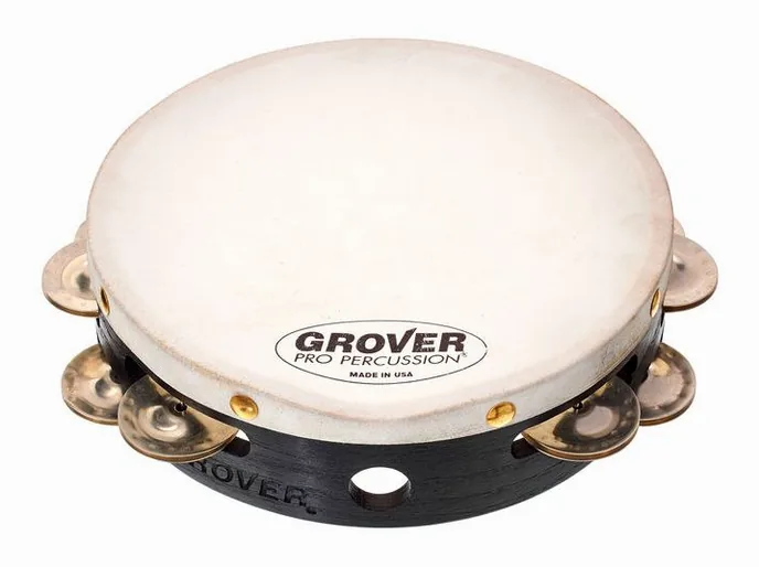 Grover Pro Percussion T2/GS-8 Tambourine, vue de face