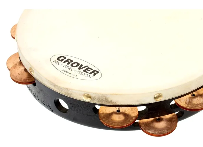Grover Pro Percussion T2/PhBr Tambourine, vue de dessus, photo 4