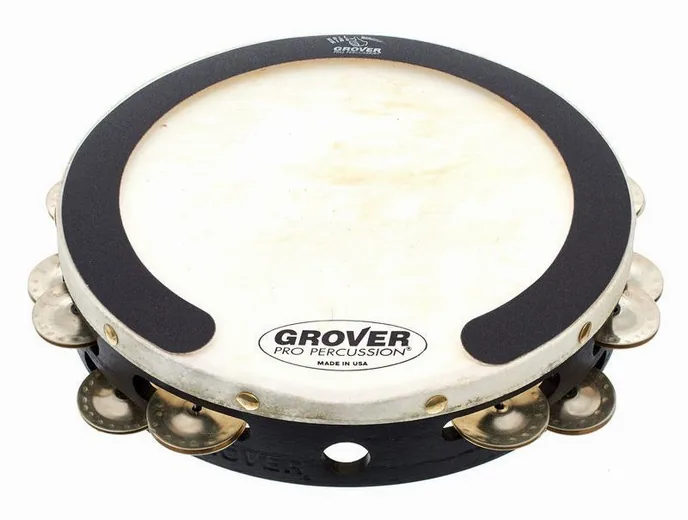 Grover Pro Percussion T2/GS Tambourine, vue de profil, photo 3