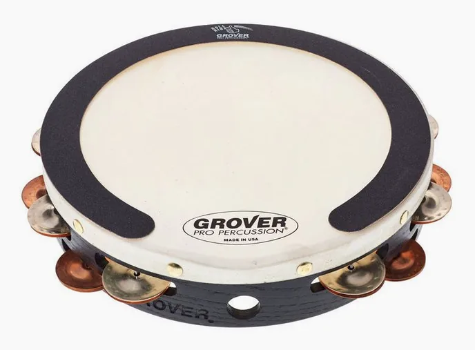 Grover Pro Percussion T2/GsPh Tambourine, vue de dessus, photo 3