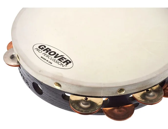 Grover Pro Percussion T2/GsPh Tambourine, vue de trois quarts, photo 4
